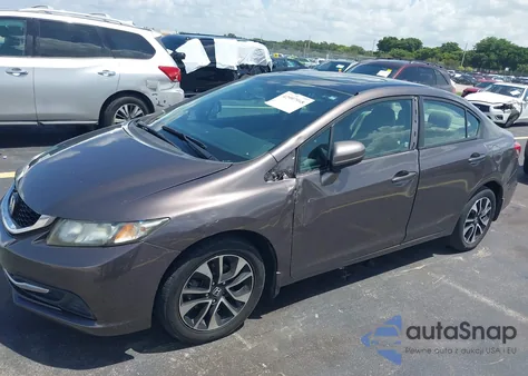 2015 Honda Civic Ex из США, поврежденный, VIN 19XFB2F82FE022966